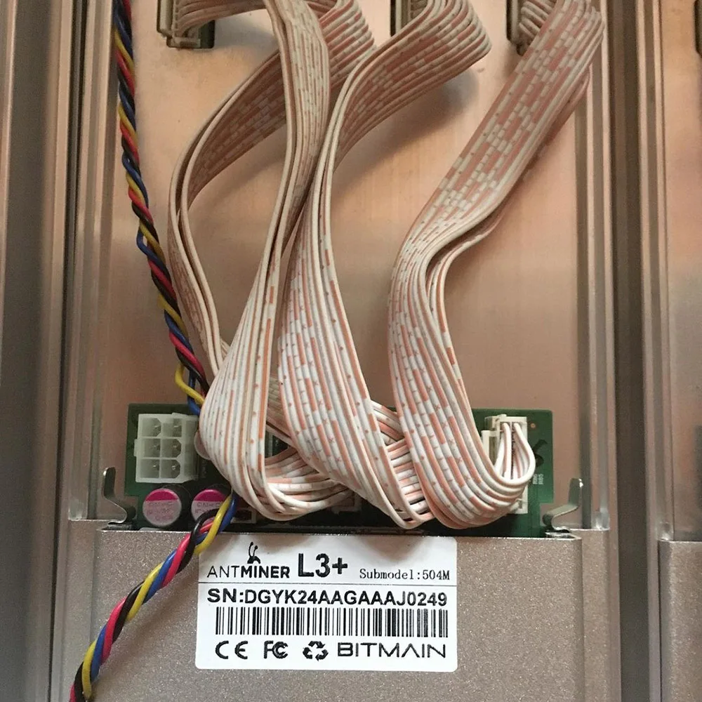  Antminer L3+ L3 + 504mh/s Bitmain With Power