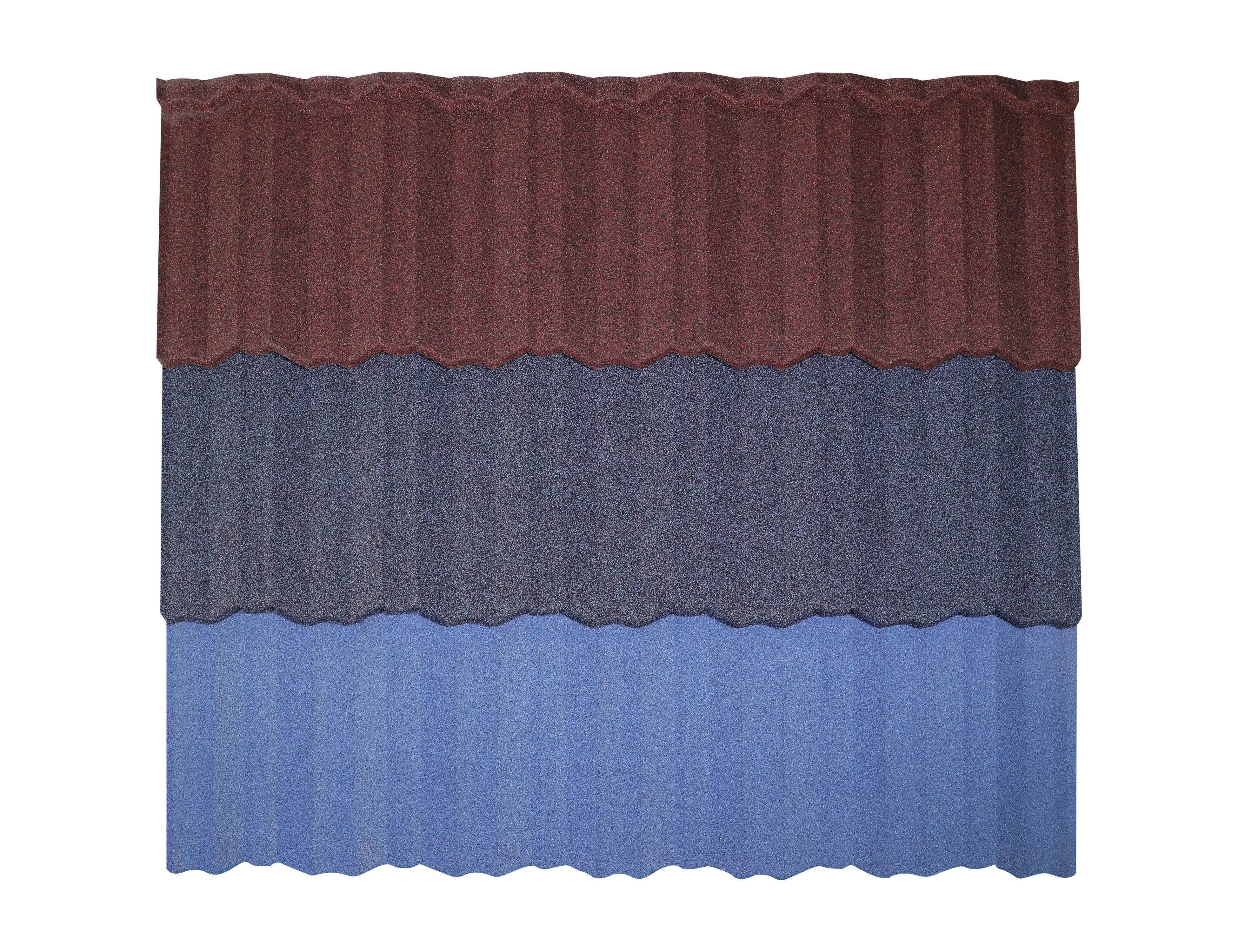 Cheap Price Korean Metal Tile Stone Coated Used Metal Roofing Tile for Sale