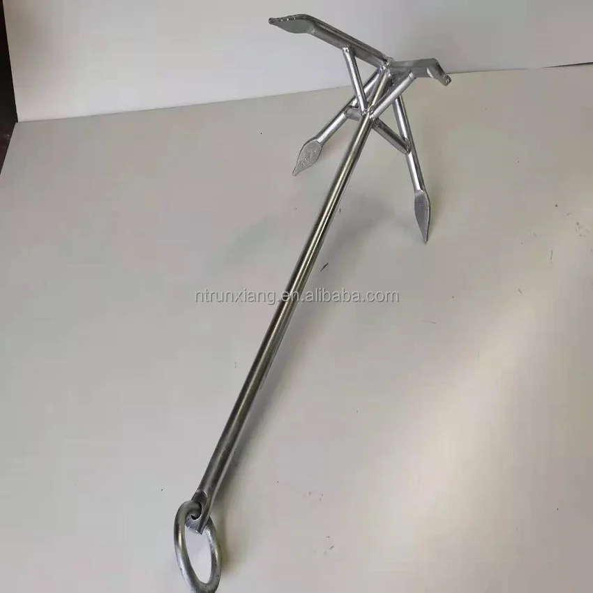 Лодка горячего цинкования морской корабль Fluke Grapnel якорь
