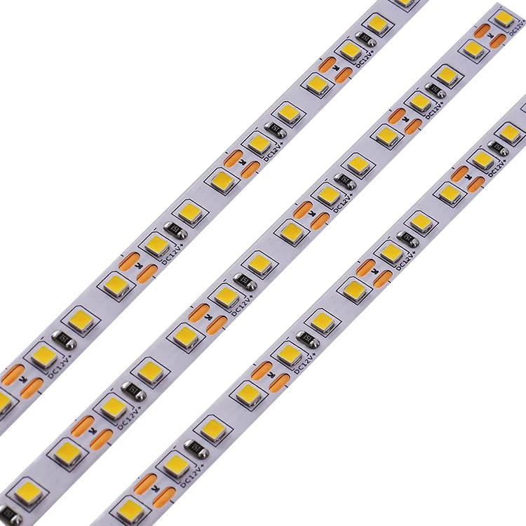 customize support indoor 5m roll IP20 day warm white cool white 24v 12v smd2835 flexible led strip lights