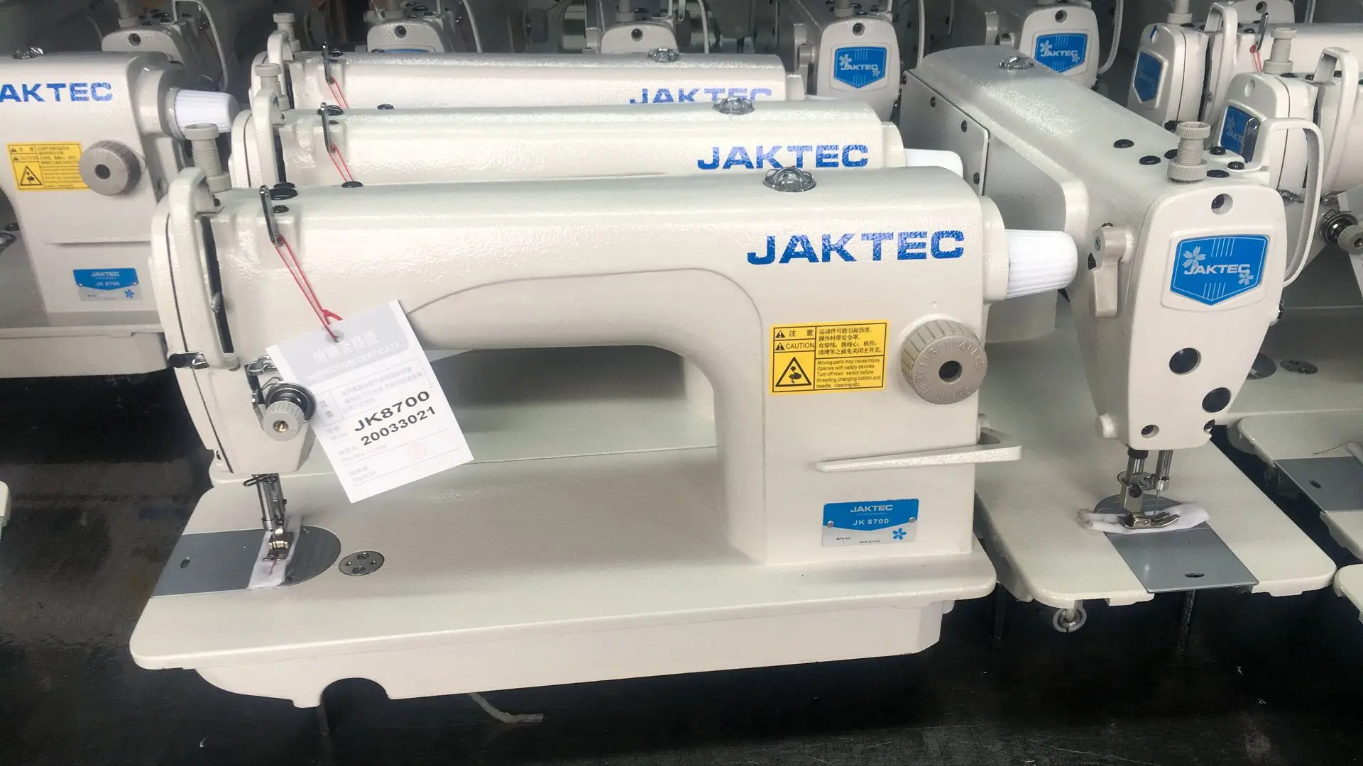 JK8700 High speed single needle lockstitch industrial sewing machine for sale