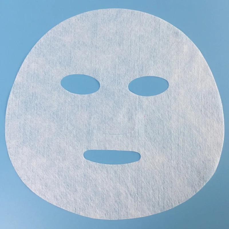 cosmetics nonwoven facial sheet facemask material strong oil absorption spunlace 100 biodegradable non woven cloth