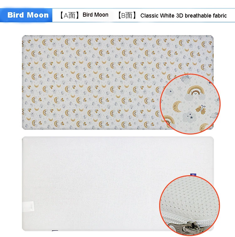 Wholesale Comfortable King Queen Size Massage Eco-Friendly Waterproof Removable Cover poe air fiber Bed Mattress