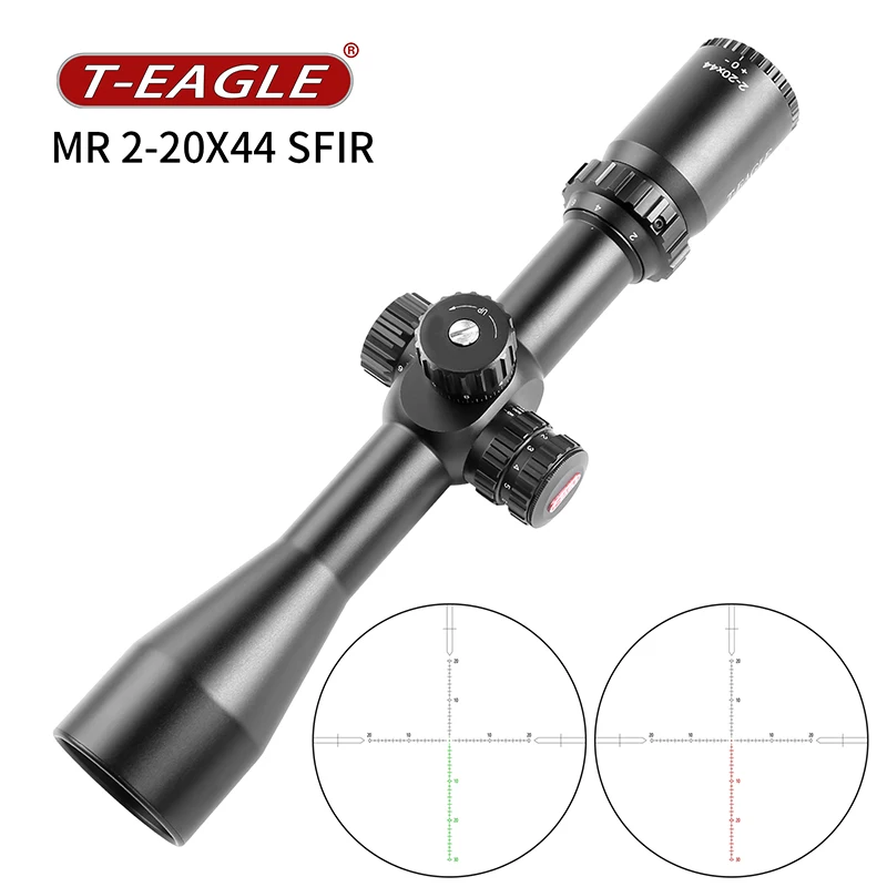 T-EAGLE MR 2-20X44 SF IR Tactical Scope 30mm Tube Zero Stop Reticle Outdoor sporting Hunting Scope Sight