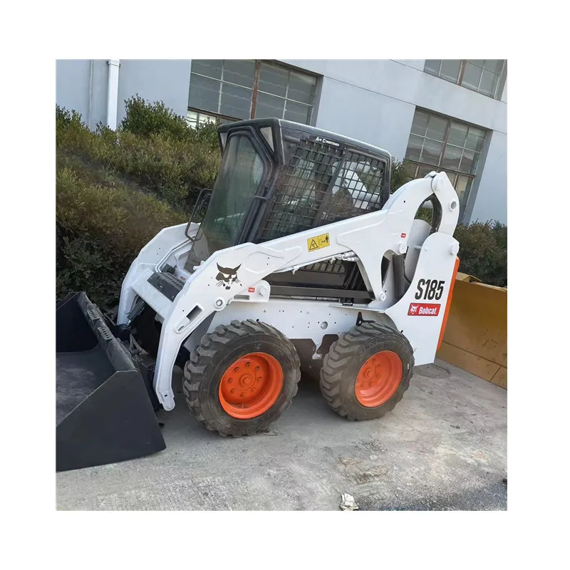 Low Working Hours Used 2019 year Bobcat S185 Skid Steer Loader in Our Warehouse Now