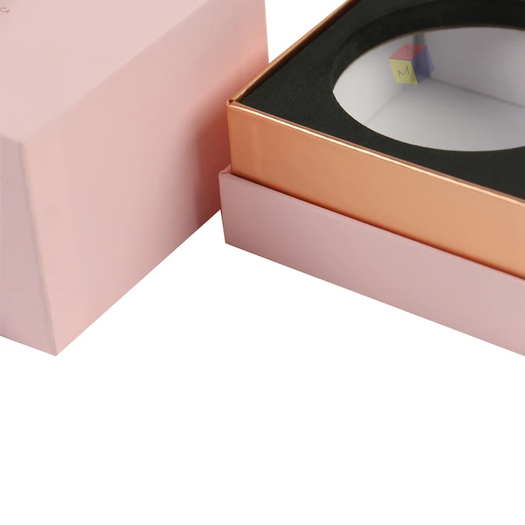 private label luxury rigid cardboard packaging scented candle glass jar with lid and gift box with eva insert