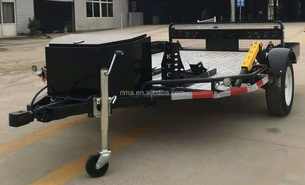  800kg Remote control Motorcycle Lifting Trailer with electromagnetic
