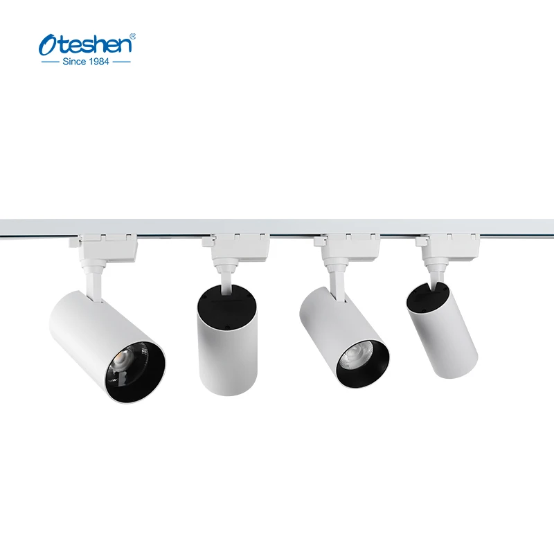 2 Wire Track Spot Light System Cob Adjustable Track Light 20w for Project