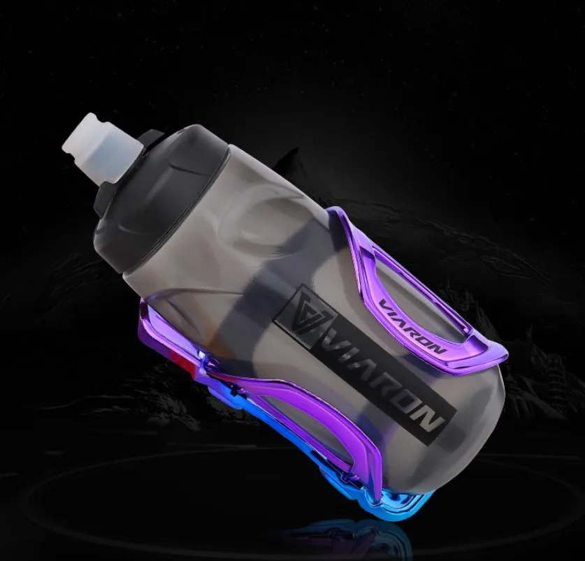 Bicycle Side Holder Vacuum Plating Color PP Water Bottle Stand