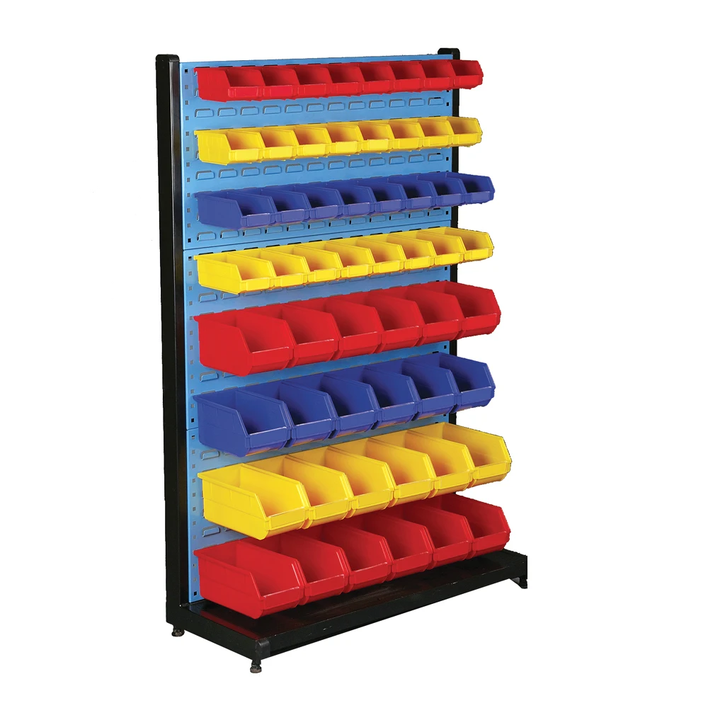 Warehouse industrial plastic stackable  tool parts storage plastic bins