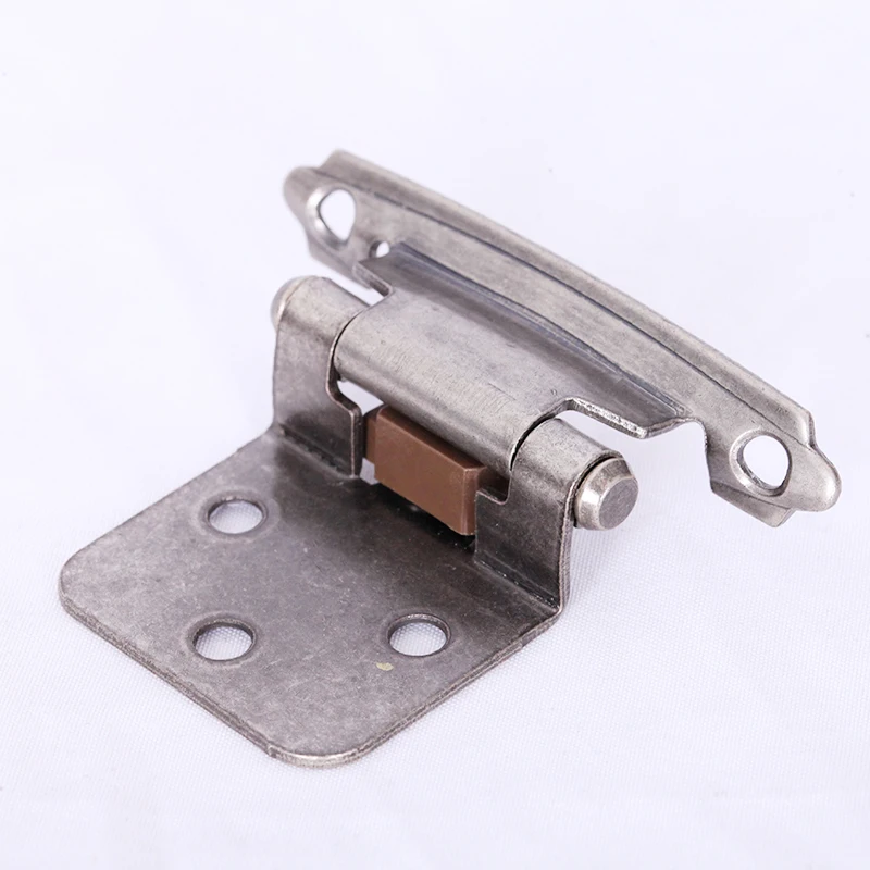 Self Closing 3/8 inch Inset Cabinet Door Hinge American Antique Style Cabinet Metal Hinge customized color