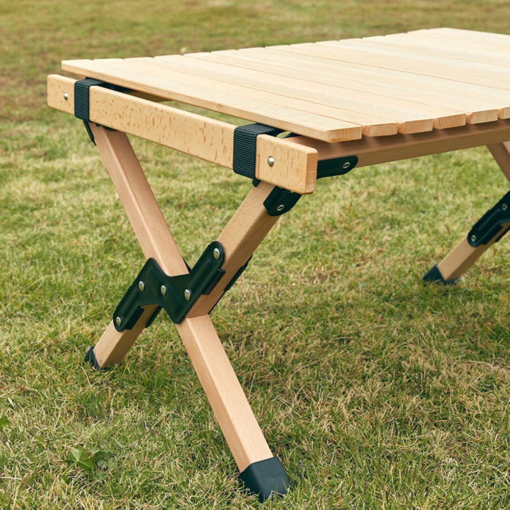 Outdoor Garden Picnic Portable Rectangle collapsible Dinning Table wood foldable BBQ Camping Self- driving tour egg roll table