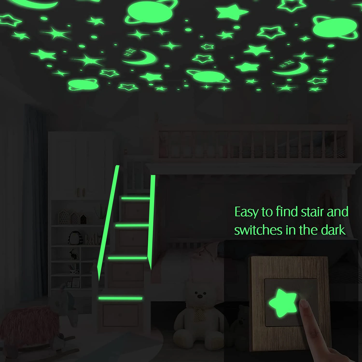 PET Photoluminescent Film Tape High Quality Adhesive Luminous Tape Glow in the Dark Tape for Stage