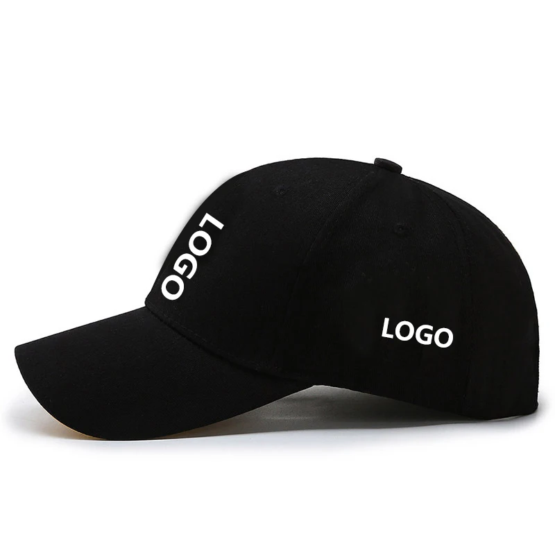 Man four seasons adjustable black  cotton ny letters embroidered baseball cap