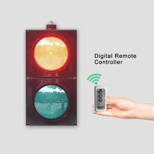 Remote Control 200mm Red Green Traffic Signal Light Traffic Light System For Shops