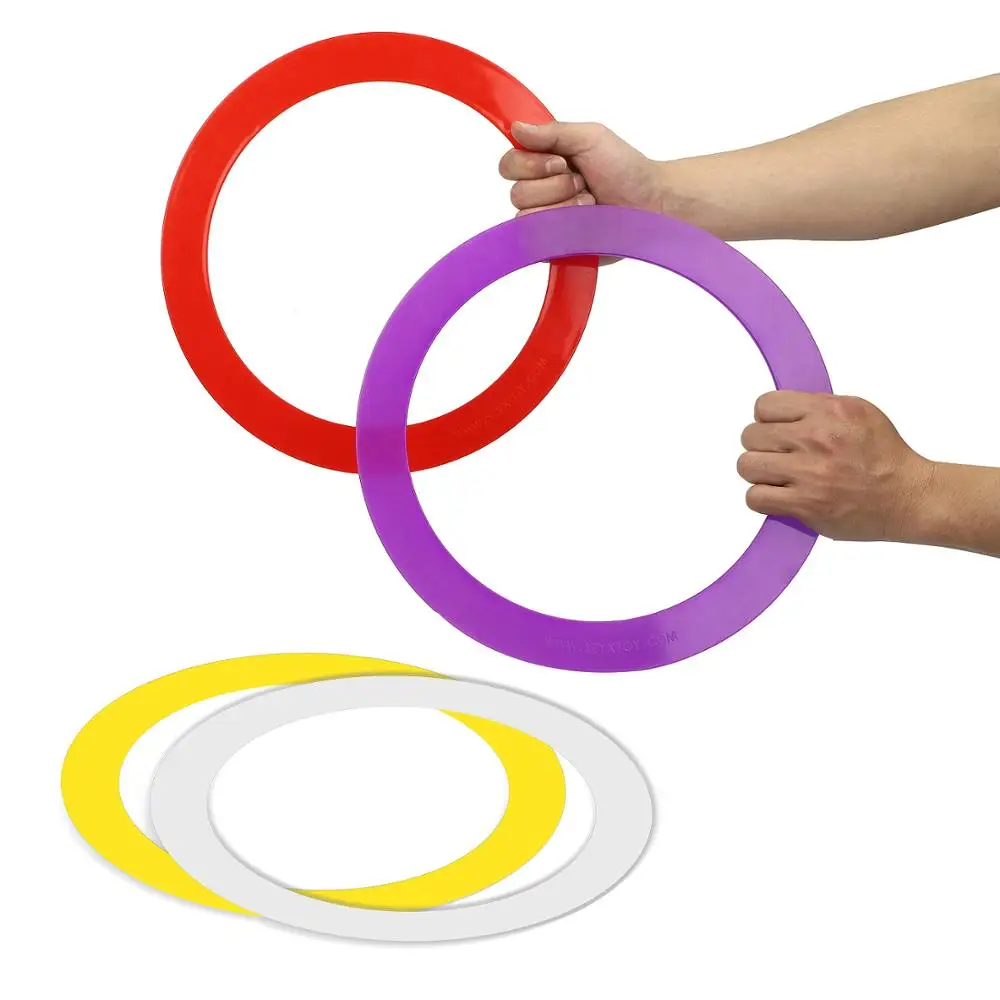 Funny game juggling rings wholesale outdoor fitness training plastic exercise agility rings