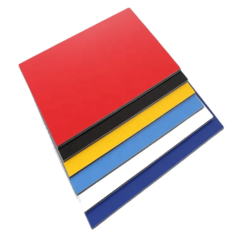 ACM Composite Panel Dibond Sandwich Panel PVDF Aluminum Mirror OEM Anti Outdoor Surface Color Fireproof Foil Origin Brushed Size