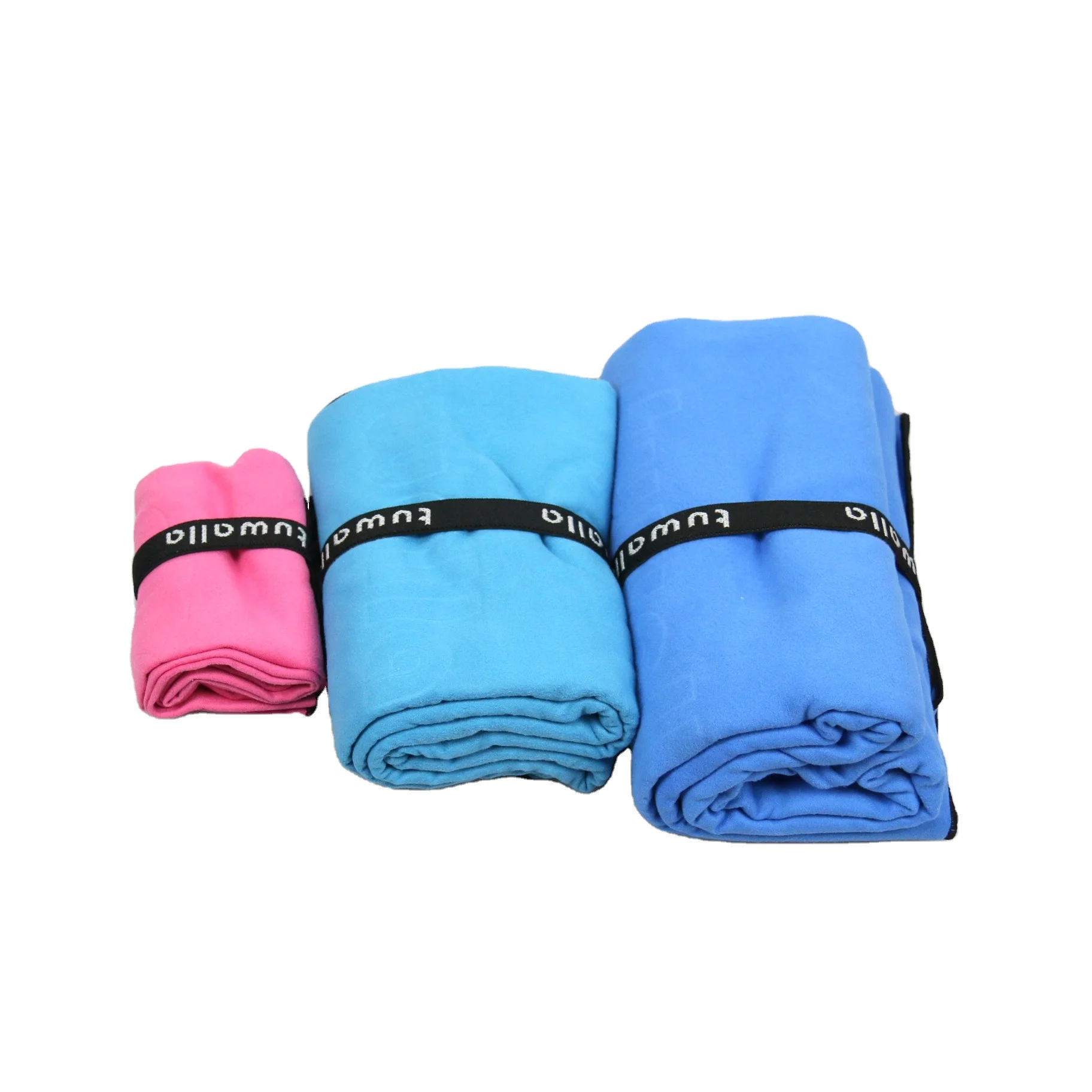 Premium quality toalla microfibra suede gym towel with bag digital print outdoor microfiber suede sports towel for gym