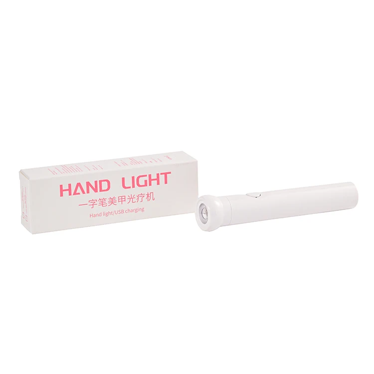2024 Handheld One Finger Nail Lamp Flash Curing Gel Extension Light Rechargeable Mini UV Led Touch Nail Lamp