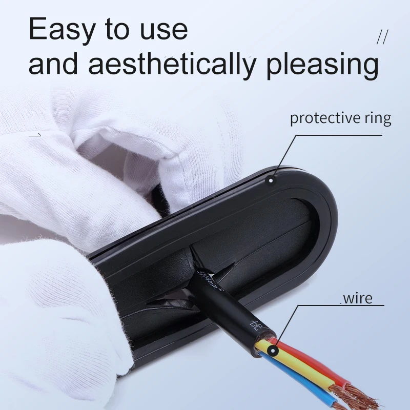 Oval protection coils, double-sided dust protection rubber rings Rubber products Oval rubber grommets