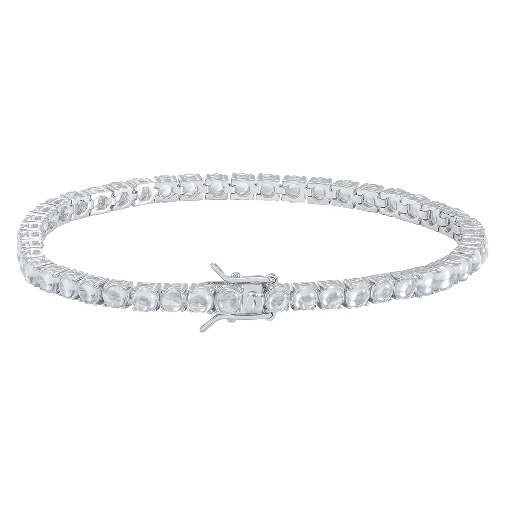 New Trendy 925 Sterling Silver 2mm 3mm 4mm White Cz Cubic Zirconia Tennis Bracelet