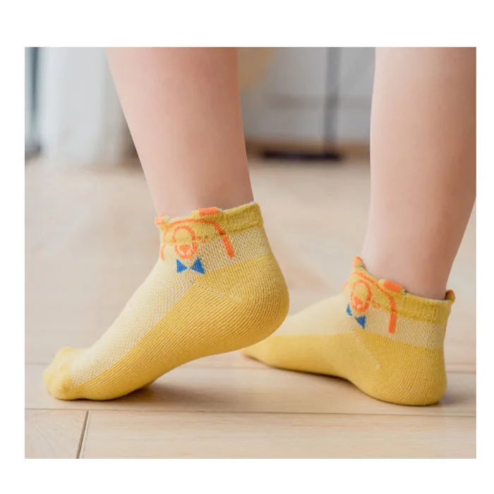 
Summer Wholesale Stylish Custom Design No Show Breathable Mesh Children Socks 