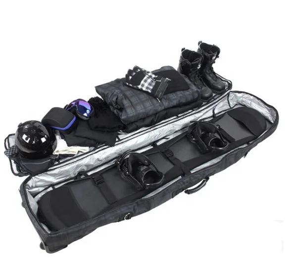 Custom Sports Bag Ski Bag snowboard Equipment Double Ski Travel Bag for Outdoor