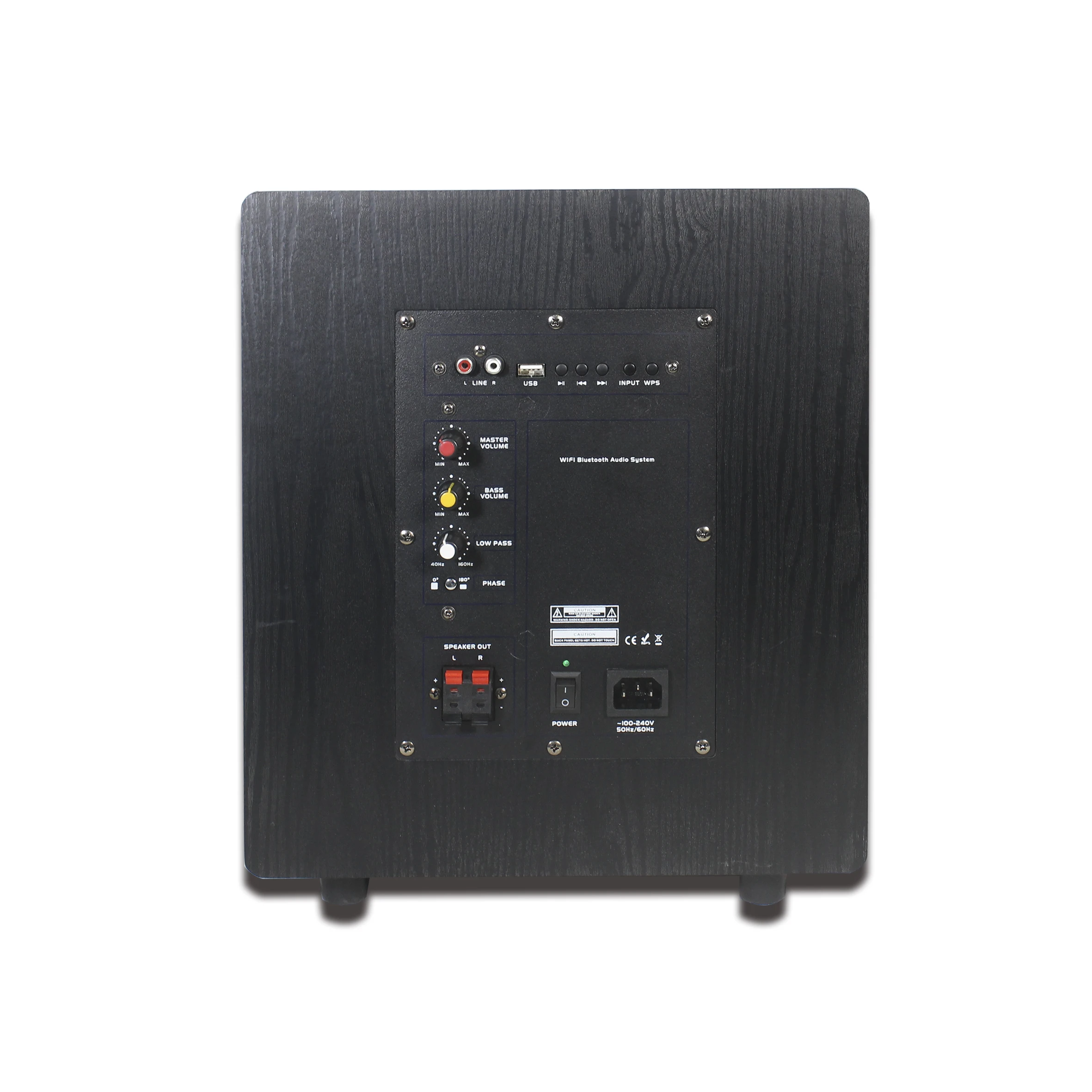 Домашний аудио Wf-Sub480 Dlna обмена потоковыми мультимедийными данными (Airplay WiFi мульти-комнаты аудиосистема 2 1 канал 180 Вт активный