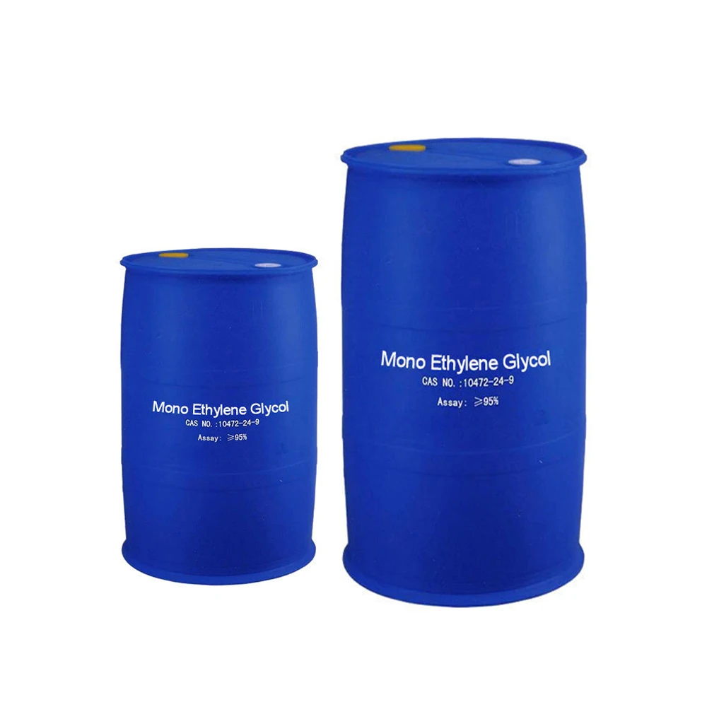 Cheap Price MEG 99.8% Chemical Mono Ethylene Glycol  Water Mixture Solvent Virgin Grade MEG Mono Ethylene Glycol