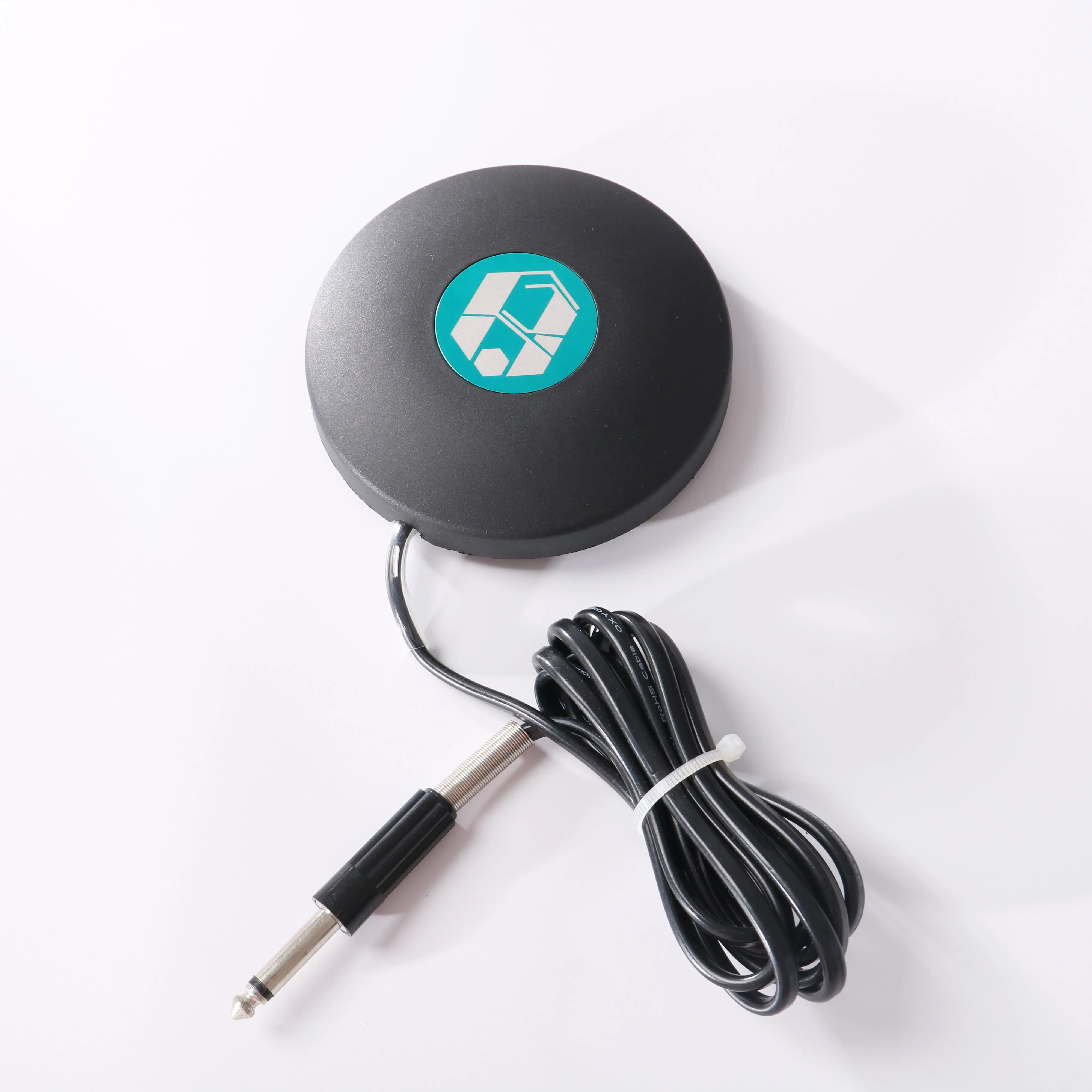 Black round tattoo foot switch foot pedal For Tattoo machine power accessories Tattoo hook line For Power supply
