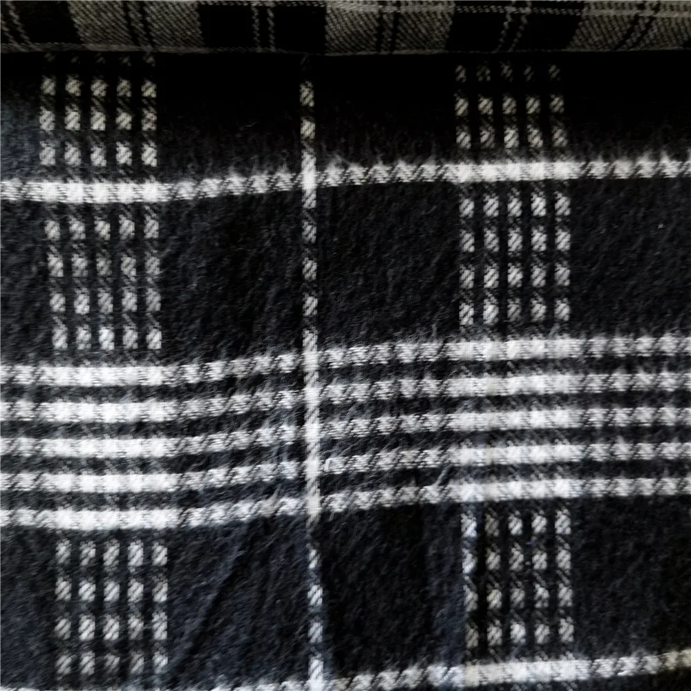 Wholesale warehouse big quantity check textile tc yarn dyed shirt fabric woven stock lot for garments/lining/shirting