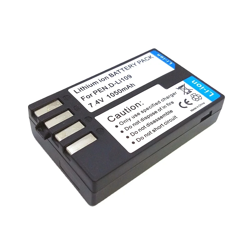 D-LI109 lithium battery for Pentax K-50 K-S1 K-30 KS2 K-R KR K500 k-2 DA40XS