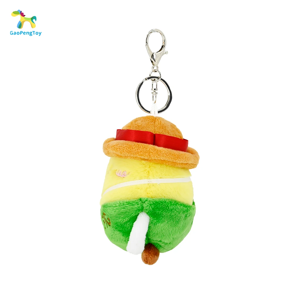 Customize animated game character dolls plush stuffed toys with cloths designed custom plush keychain