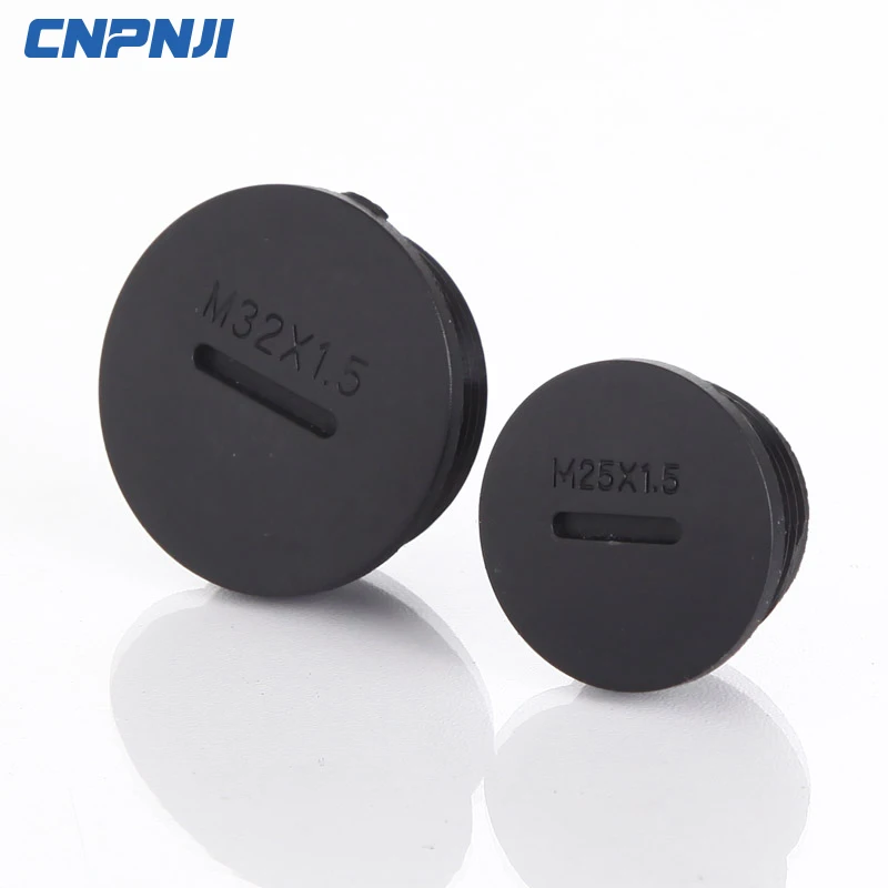 CNPNJI White and black nylon screw plastic hole blind plug