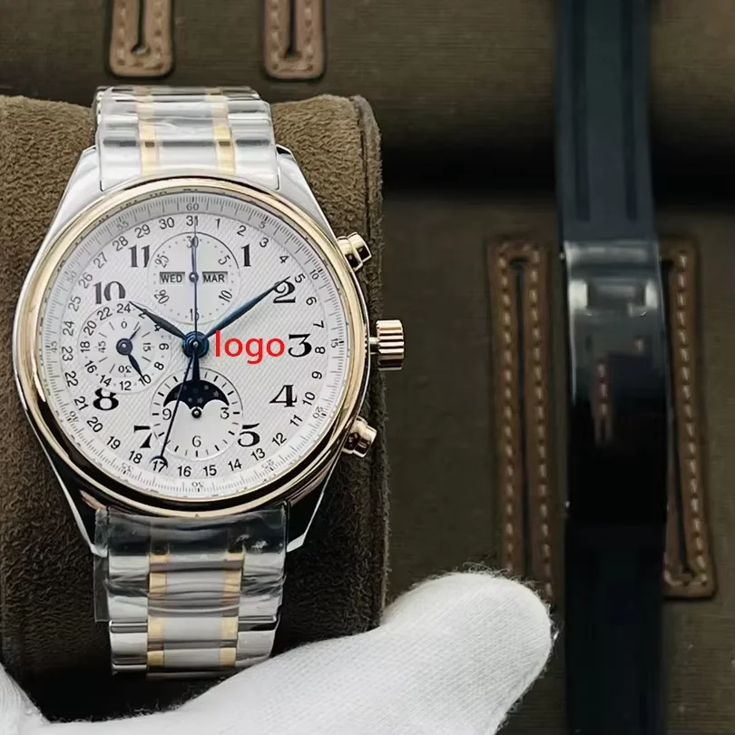 Luxury automatic mechanical watches for men top designer 72 hours kinetic energy mechanical movement Sapphire glass watches