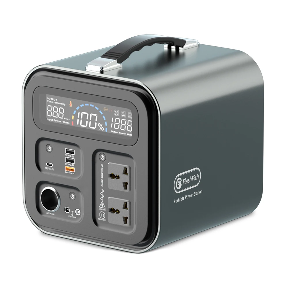 Wholesale Mini Portable Electricity Banks Solar Powered Generator camping 500w power bank 220v portable power station