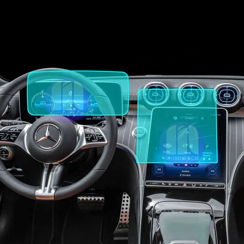 Аксессуары для салона автомобиля для mercedes benz GLC 2022 X254 защитная пленка из закаленного стекла для навигационного монитора