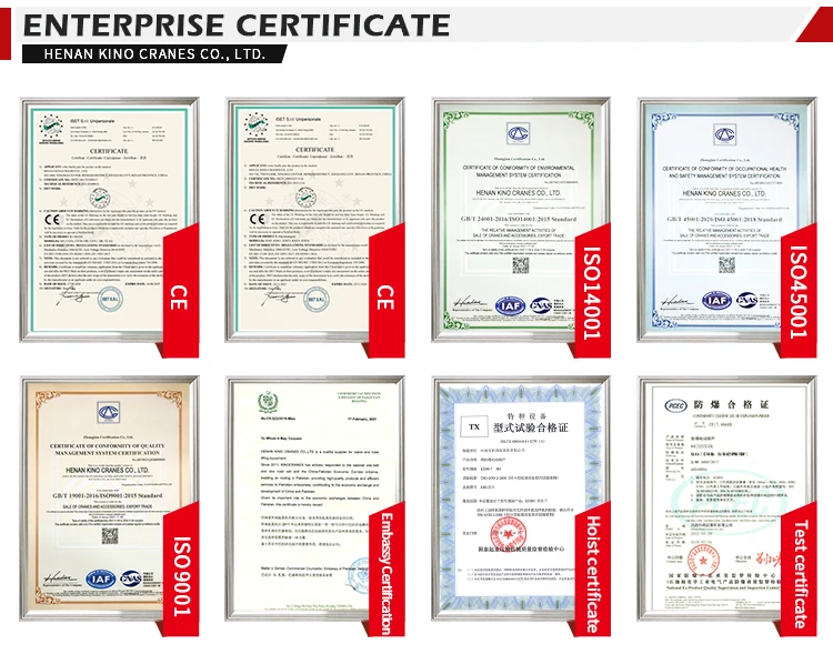 Kenancranes 10 ton 20 ton 30 ton 50 ton Double Girder Overhead Traveling Crane For Warehouse