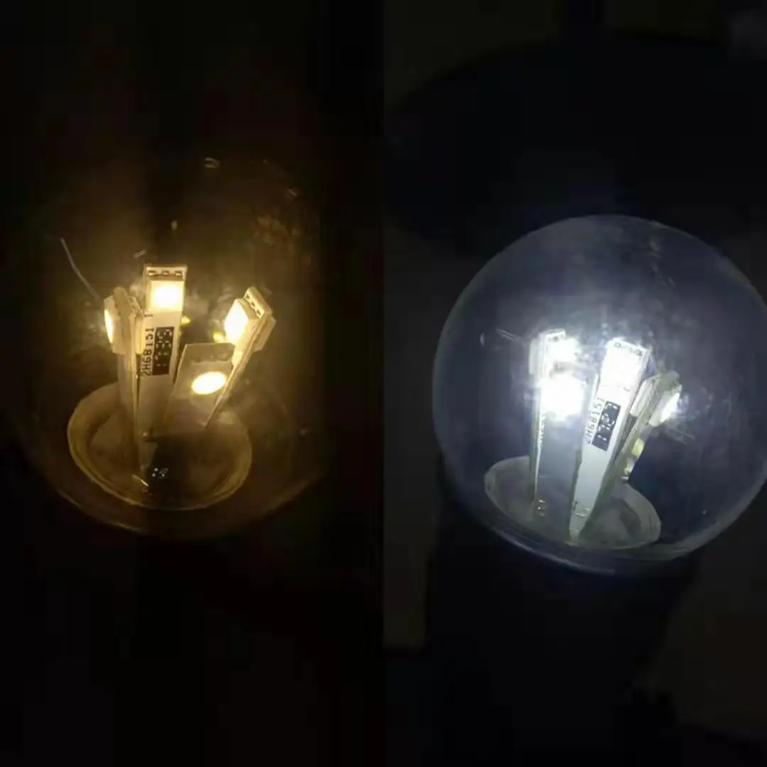 230V waterproof outdoor and indoor  led bulb 1W warm  white  House shop office lampada use E27/B22 led lamp replace led bulb