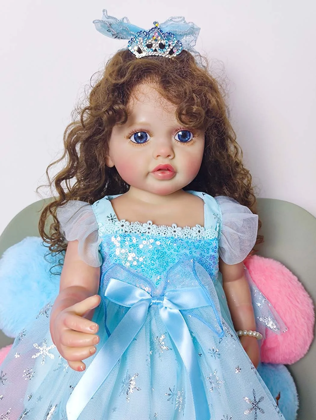 Vinyl Simulation Doll Set Mini Dolls Bebe Realistic Full Body Baby Soft Silicon Reborn Real Boneca Reborn