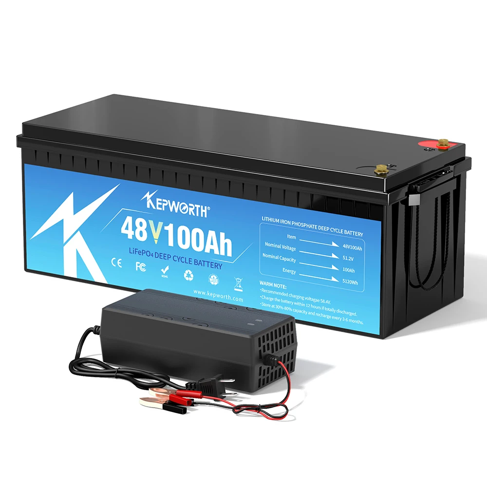 Wholesale EU stock Lifepo4 48V 100Ah 200Ah lithium ion Battery Pack 51.2 V 5KWh 10KWh Energy Storage with BMS for RV golf carts