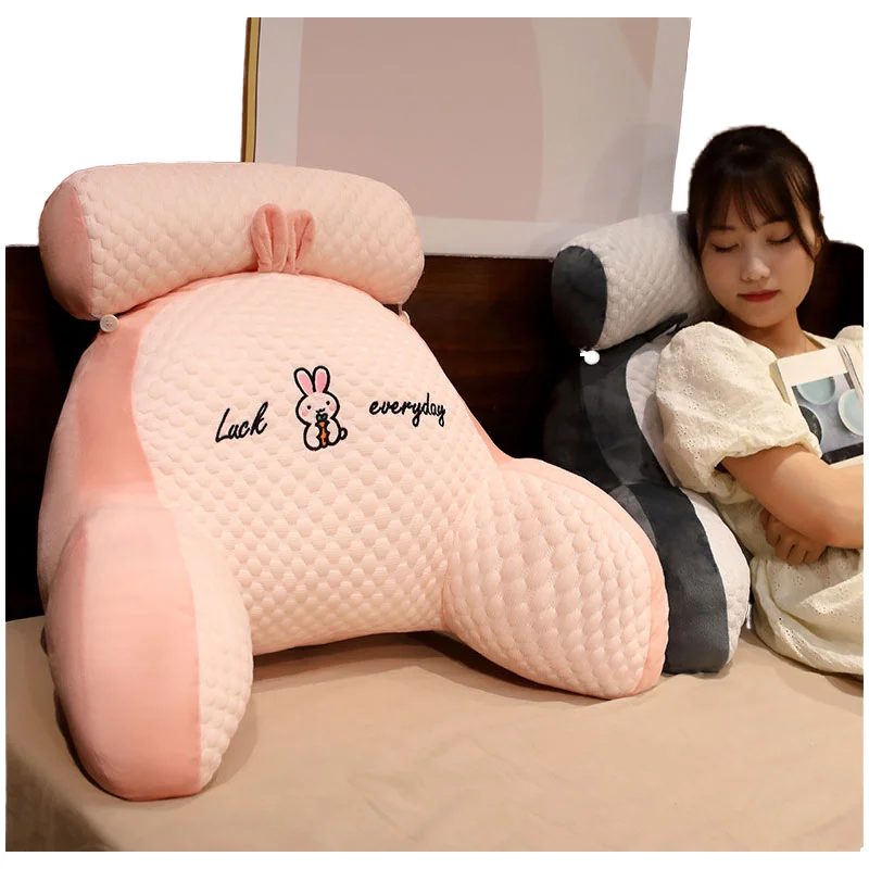 Factory wholesale plush toy pillows bedrooms offices super soft high-quality large-sized plush cushions pillows lumbar support