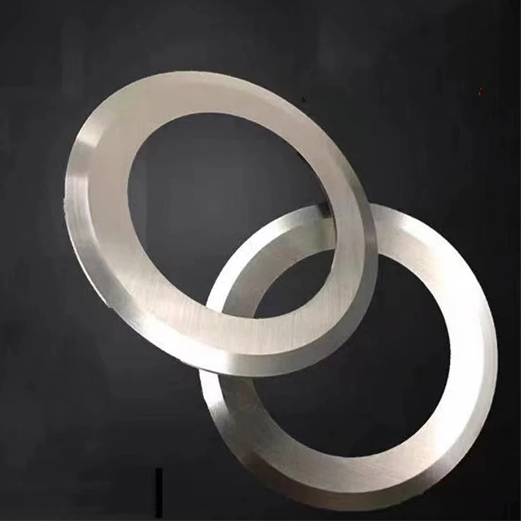 customized Corrugated Cardboard Tungsten Carbide Circular Knife Steel Blade Carbide Tipped Slitter Knife