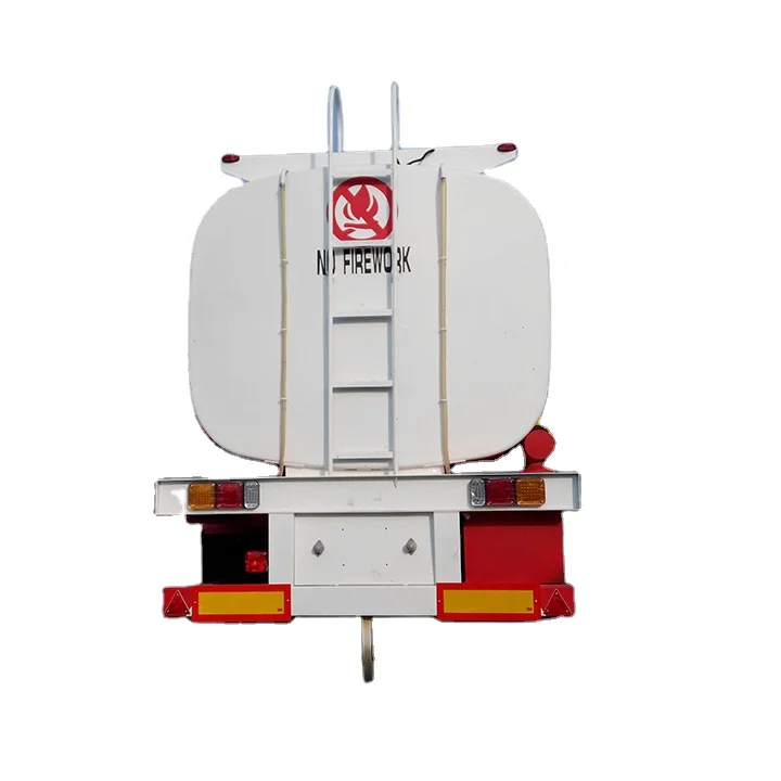 high-capacity oil tanker 40000L safely transport gas tank semi trailer
