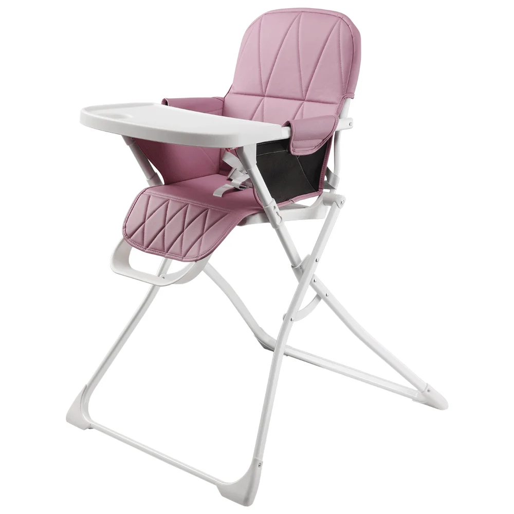 EN14988 Certification hot selling simple model folding plastic baby high feeding chair