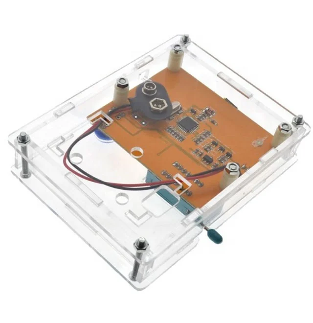 Box Clear Acrylic LCR-T3 Case Shell Housing For LCR-T4 Transistor Tester ESR SCR / MOS LCR T4