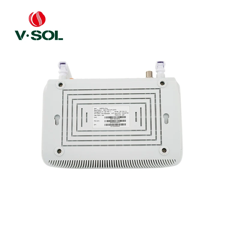 1GE + 1FE + WIFI + CATV EPON ONU с двумя 5 dbi антеннами, требующими фиксированных сетевых операторов или кабельных операторов, телевизионных сетей