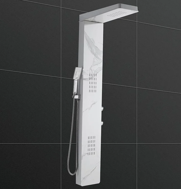 YL5616  Stainless Steel Wall Mounted Complete Shower Panel