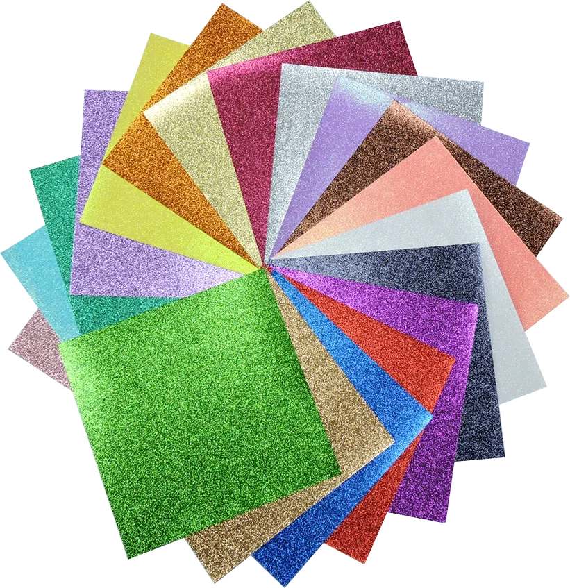 Card making Kit Paper Adhesive Backed Custom Glitter Art Paper Origami Craft DIY Decoration School Home Use