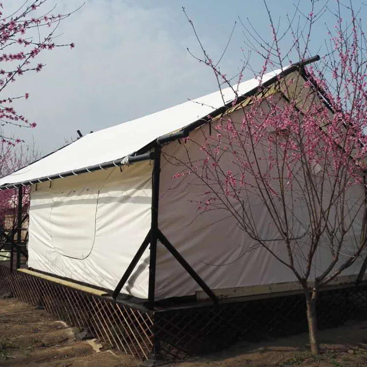 High quality safari furniture outdoor steel portable luxury resort hotel tent